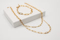 Bild in Galerie-Betrachter laden, Paperclip Kette + Armband | Set
