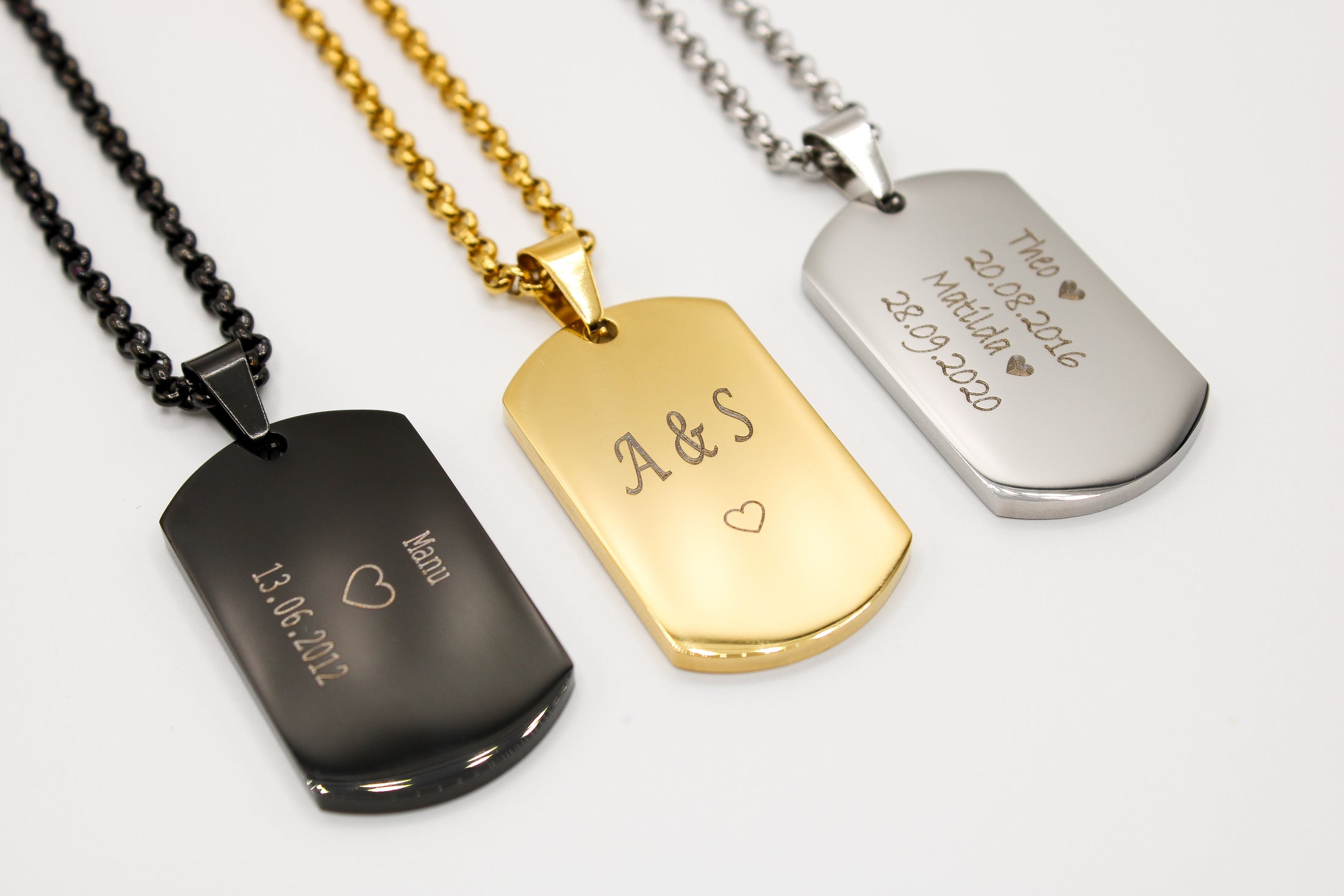 Militär Halskette | personalisierte Gravur