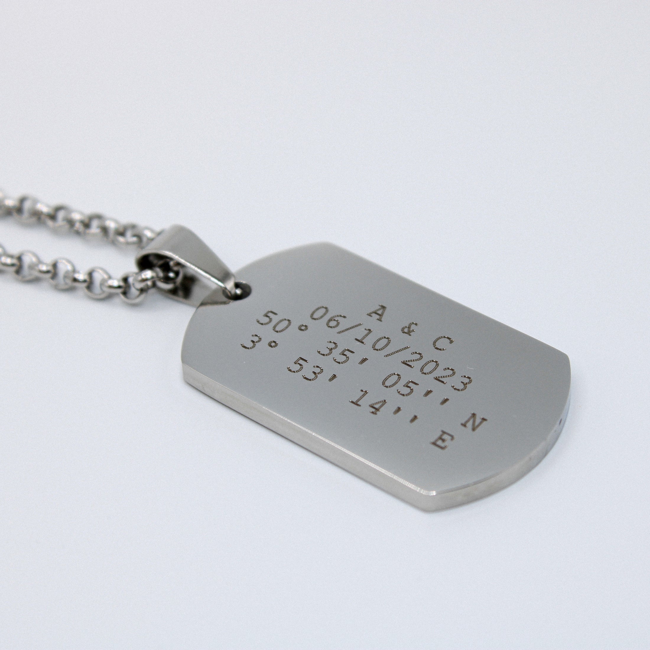 Militär Halskette | personalisierte Gravur
