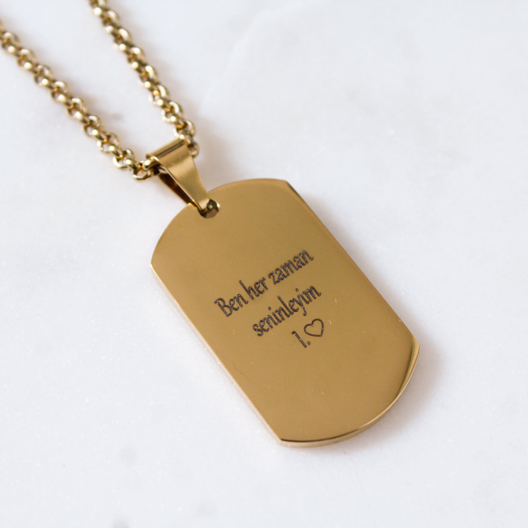 Militär Halskette | personalisierte Gravur