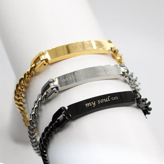 Chunky Armband small mit personalisierter Gravur