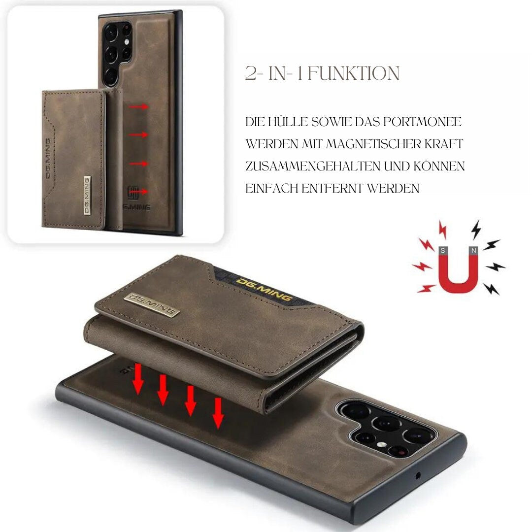 Handyhülle für Samsung S23 | S23 Plus | S23 Ultra mit magnetischer Geldbörse