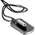 Bild in Galerie-Betrachter laden, Military Dog Tag Kette mit Kugel | personalisierte Gravur
