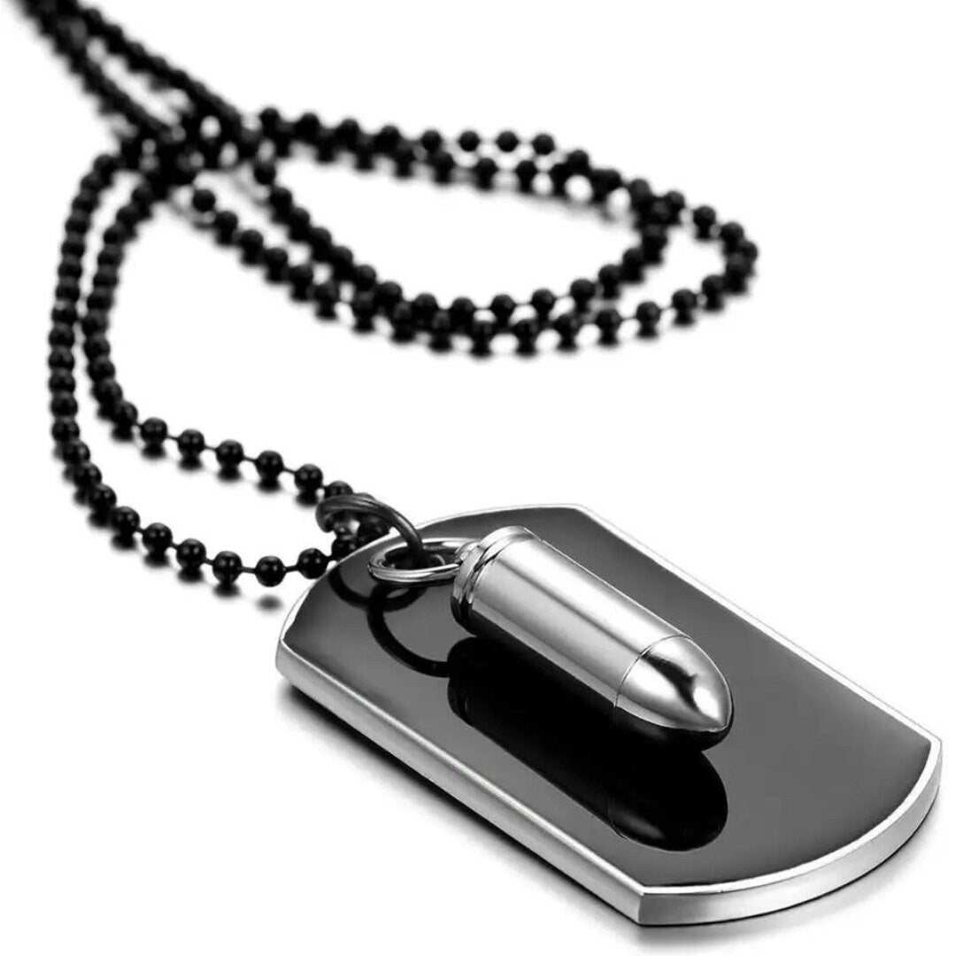 Military Dog Tag Kette mit Kugel | personalisierte Gravur