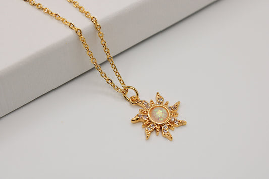 Kette mit Sonnenanhänger | sparkling Sun Necklace