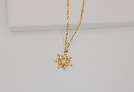 Kette mit Sonnenanhänger | sparkling Sun Necklace