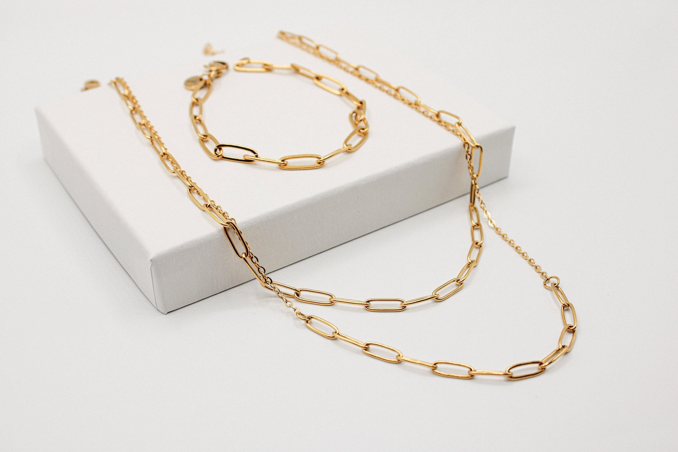 Paperclip Kette + Armband | Set